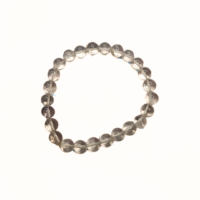 Clear Quartz 8mm Round Bead Bracelet