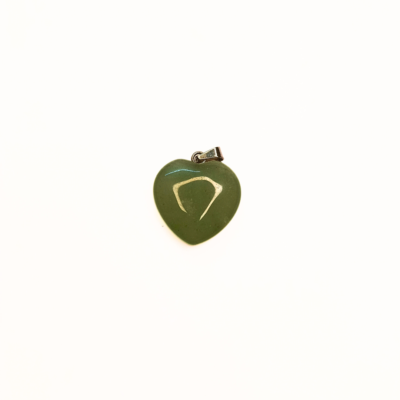 Green Aventurine Hearts Shape Pendant Size 15 To 20mm