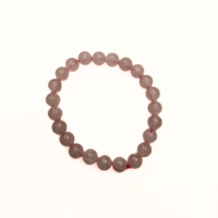 Rose Quartz 8mm Round Bead Bracelet